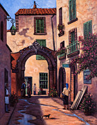 Italian Street Painting by Ricardo Chavez-Mendez