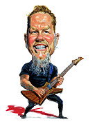 James Hetfield Painting by Art  