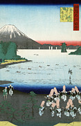 Dancers, 1859 Drawing by Utagawa Hiroshige II Dancers, 1859 Drawing by Utagawa Hiroshige II