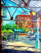 Jennaro's View Painting by Les Leffingwell