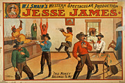 Jesse James Spectacular Production Poster Photograph by Edward Fielding Jesse James Spectacular Production Poster Photograph by Edward Fielding
