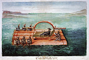 Jesuit Ambassador On A Raft Photograph by Science Photo Library