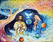 Jesus and Mary Cloud Colored Christ Come Painting by Ashleigh Dyan Bayer Jesus and Mary Cloud Colored Christ Come Painting by Ashleigh Dyan Bayer