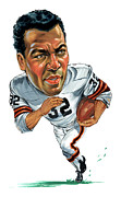 Jim Brown Painting by Art  