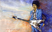 Jimi Hendrix 10 Painting by Yuriy Shevchuk
