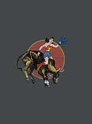 Jla - Bull Rider Digital Art by Brand A