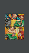 Jla - Hero Boxes Digital Art by Brand A