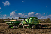 John Deere Combine 9770 Photograph by Ron Pate
