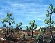 Joshua Trees Painting by Anastasiya Malakhova