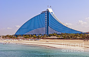 Jumeirah Beach Hotel, Dubai Photograph by Bill Bachmann