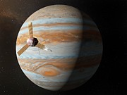 Juno Spacecraft At Jupiter Photograph by Science Photo Library