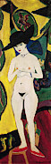 Kirchner Standing Nude Painting by Granger