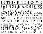 Kitchen Rules I Digital Art by Sd Graphics Studio