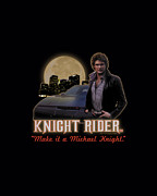 Knight Rider - Full Moon Digital Art by Brand A