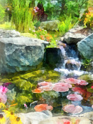 Koi Pond Photograph by Susan Savad Koi Pond Photograph by Susan Savad