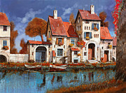 La Cascina Sul Lago Painting by Guido Borelli