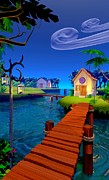 Lagoon Digital Art by Cynthia Decker