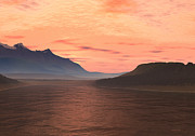 Lake Sunset 1 Digital Art by Judi Suni Hall Lake Sunset 1 Digital Art by Judi Suni Hall