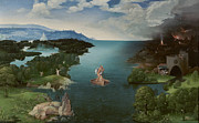 Landscape with Charon Crossing the Styx Digital Art by Georgia Clare