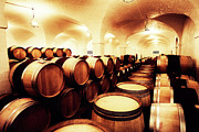 Large Winery Cellar Filled With Oak Photograph by Rapideye