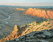 Late Afternoon-Desert View Painting by Paul Krapf