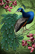 Le Paon Bleu Digital Art by April Moen