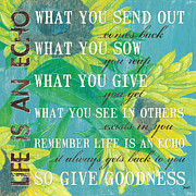Life is an Echo Painting by Debbie DeWitt