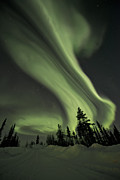 Light Swirls Over The Midnight Dome Photograph by Priska Wettstein