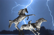 Lightning At Horse World BW Color Print Photograph by James BO Insogna Lightning At Horse World BW Color Print Photograph by James BO Insogna