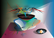Lights In My Studio Digital Art by Leo Symon