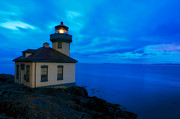 Lime Kiln Lighthouse San Juan Island Washington Photograph by Mel Ashar