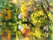 Little House by the Stream in Autumn Photograph by Susan Savad Little House by the Stream in Autumn Photograph by Susan Savad