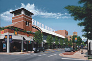Little Rock River Market Painting by Glenn Pollard