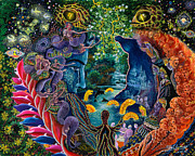 Llullon Llaki Supai Painting by Pablo Amaringo