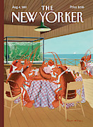 Lobsterman's Special Painting by Bruce McCall