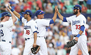 Los Angeles Dodgers V Arizona Photograph by Mark Metcalfe