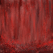 Lost Garden- Marsala Art Painting by Lourry Legarde Lost Garden- Marsala Art Painting by Lourry Legarde