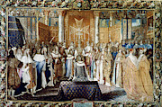 Louis Xiv Consecration Painting by Granger