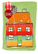 Love Card Mixed Media by Linda Woods