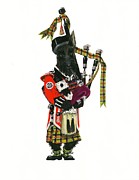 MacDuff and the Pipes Painting by Margaryta Yermolayeva
