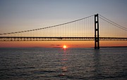 Mackinac Bridge Sunset Photograph by Keith Stokes Mackinac Bridge Sunset Photograph by Keith Stokes