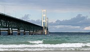 Mackinac Bridge the Mighty Mac Photograph by Keith Stokes Mackinac Bridge the Mighty Mac Photograph by Keith Stokes