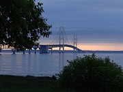 Mackinac Bridge Twilight Photograph by Keith Stokes