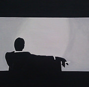 Mad Men in Silhouette Painting by John Lyes Mad Men in Silhouette Painting by John Lyes