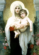 Madonna with Roses Photograph by Munir Alawi