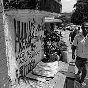Man Sleeping in Sao Paulo Photograph by Julie Niemela