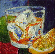 Manhattan Mixed Drink Painting by Paris Wyatt Llanso