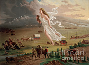 Manifest Destiny 1873 Photograph by Photo Researchers Manifest Destiny 1873 Photograph by Photo Researchers