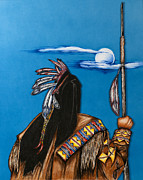 Many Moons Mixed Media by Kem Himelright Many Moons Mixed Media by Kem Himelright