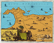 Map Of Cape Of Good Hope, South Africa Photograph by Science Source